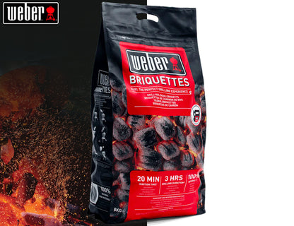 Weber Bricchetta di Legna 8 Kg - Centro Internazionale del Barbecue