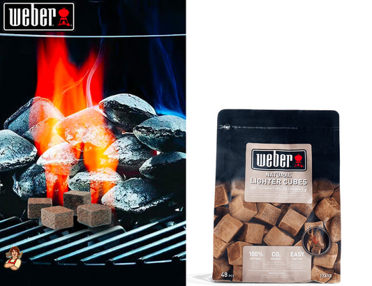 Weber Cubetti accendifuoco Naturali - Centro Internazionale del Barbecue