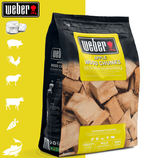 Wood Chunks per Affumicatura di Melo - Centro Internazionale del Barbecue