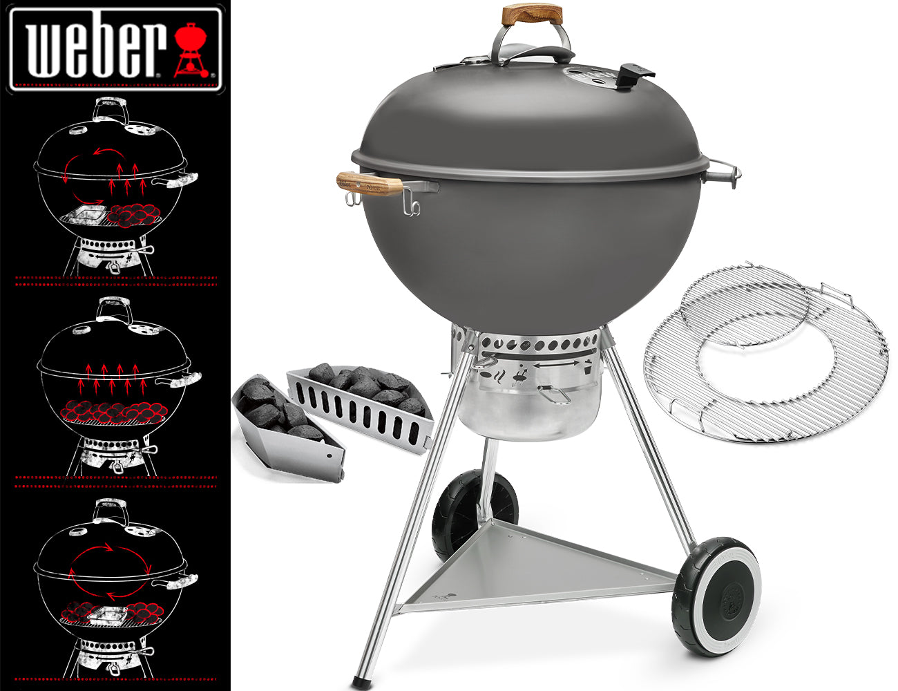 Weber Barbecue Master Touch Kettle Ø 57 Cm. Anniversario 70° - Centro Internazionale del Barbecue