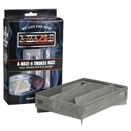 A-MAZE-N Smoker Pellet da 20.5 x 14x5,0 per Affumicare a pellet - Centro Internazionale del Barbecue