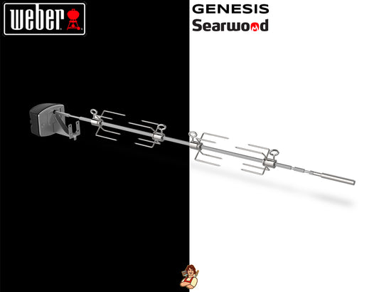 Weber Girarrosto per Genesis 4 Bruciatori e Barbecue a Pellet - Centro Internazionale del Barbecue