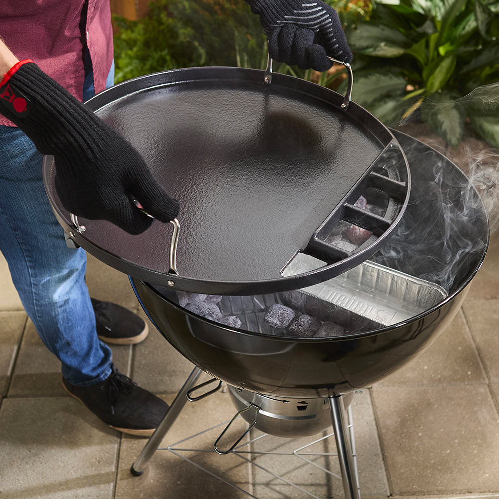 Weber Piastra in Ghisa a Tutta griglia per Barbecue carbone da 57 Cm - Centro Internazionale del Barbecue