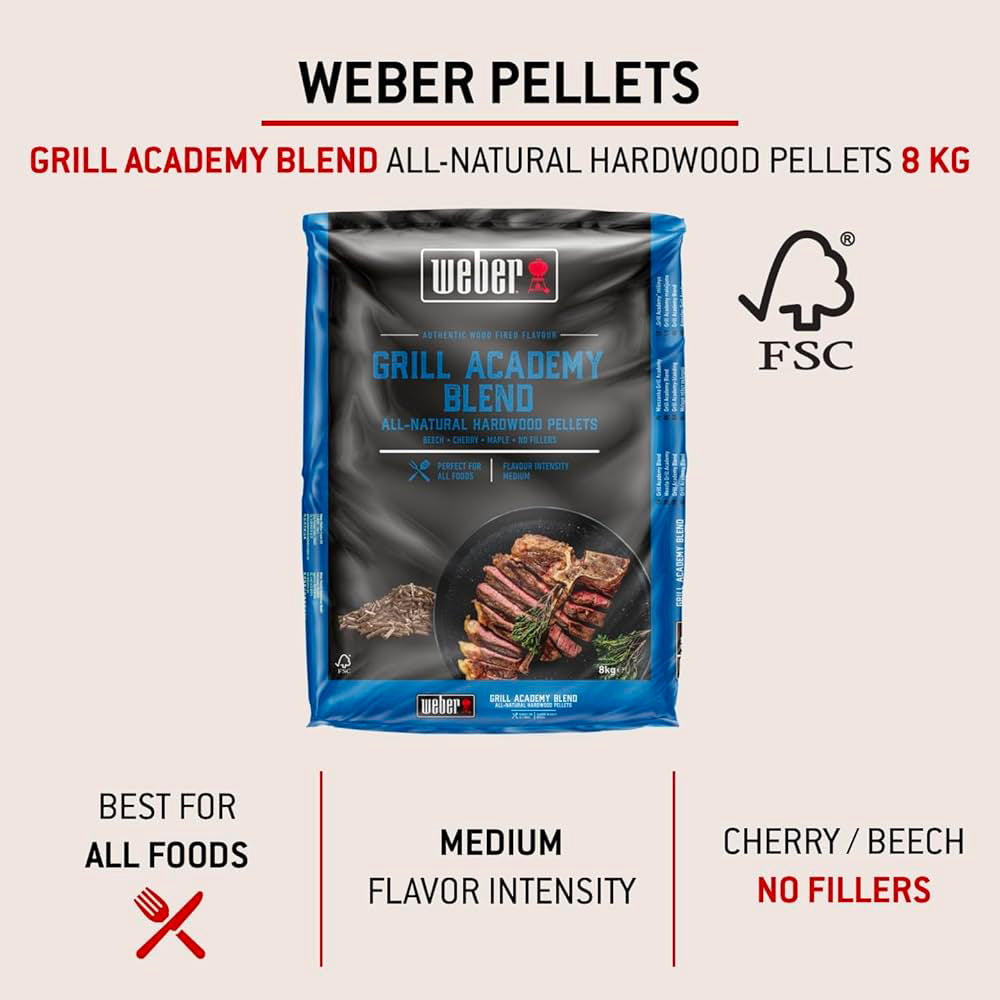 Weber Pellet di Legno Grill Academy Kg. 8 - Centro Internazionale del Barbecue
