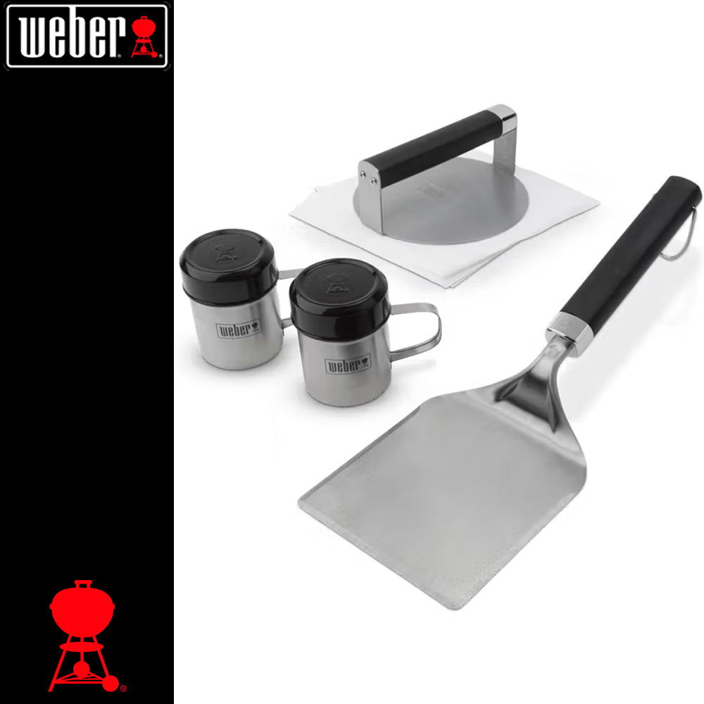 Weber Kit Smashed Burger per Piastra - Centro Internazionale del Barbecue