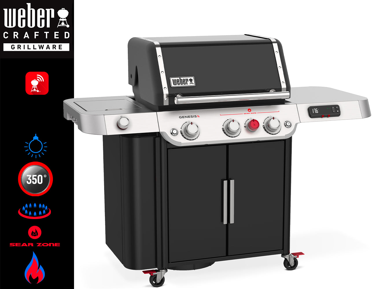 Weber Barbecue a Gas Genesis EPX-335W Black - Centro Internazionale del Barbecue