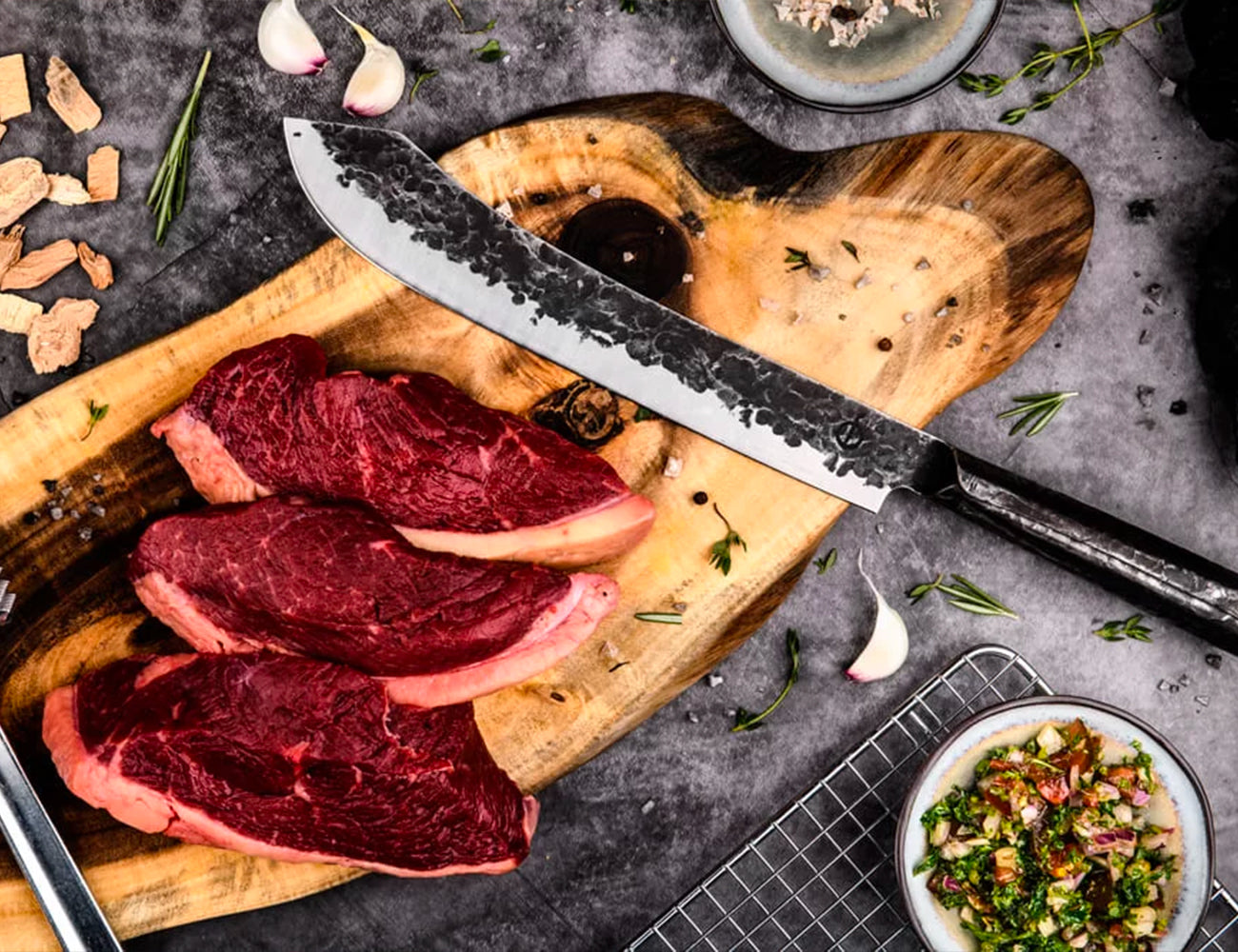 Coltello da macellaio „Forged - Brute“, cm 25 - Centro Internazionale del Barbecue