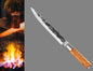 Coltello da intaglio con Manico Olivo cm 20 - Centro Internazionale del Barbecue