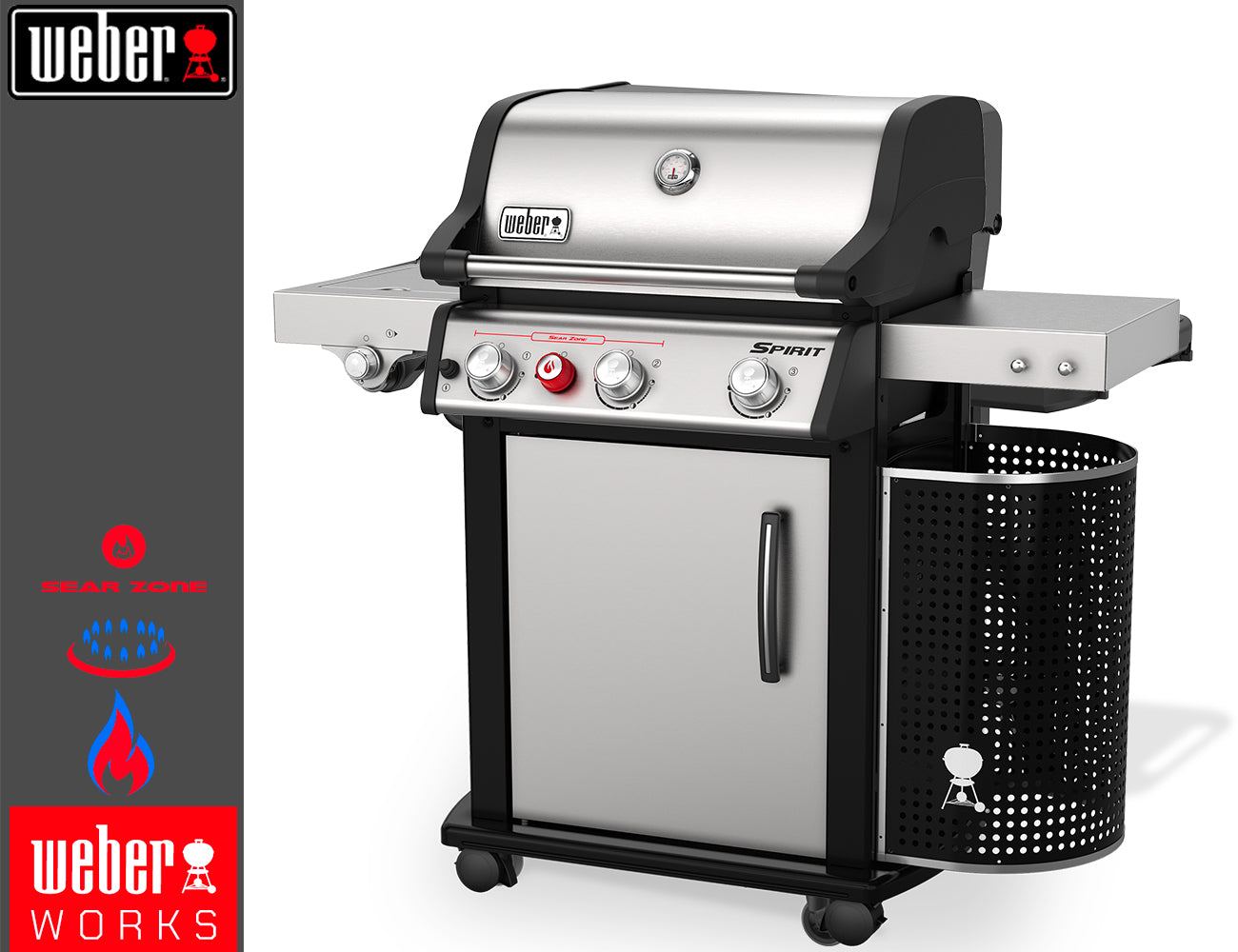 Weber Barbecue Premium  Spirit EP-335 Inox GBS