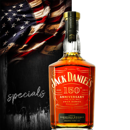 Jack Daniel's 150th Anniversary 100cl Decamter + Box
