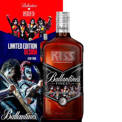 Ballantine's FINEST Blended Scotch Whisky Limited Edition KISS 40% Vol. 70cl - Centro Internazionale del Barbecue