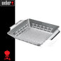 Weber Vassoio Inox di Cottura Grande per Verdure 30 X 35 X 7  Cm - Centro Internazionale del Barbecue