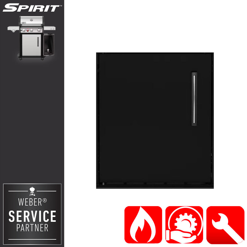 Weber Ricambio Sportello Nero s/maniglia per spirit - Centro Internazionale del Barbecue