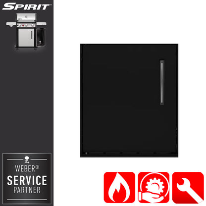 Weber Ricambio Sportello Nero s/maniglia per spirit - Centro Internazionale del Barbecue