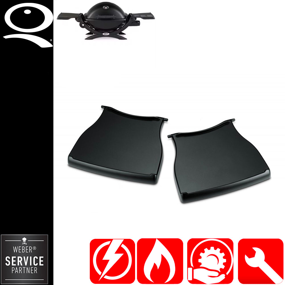 Weber Set di 2 Ripiani per Barbecue Weber® Q serie 1000, 1200 e 1400