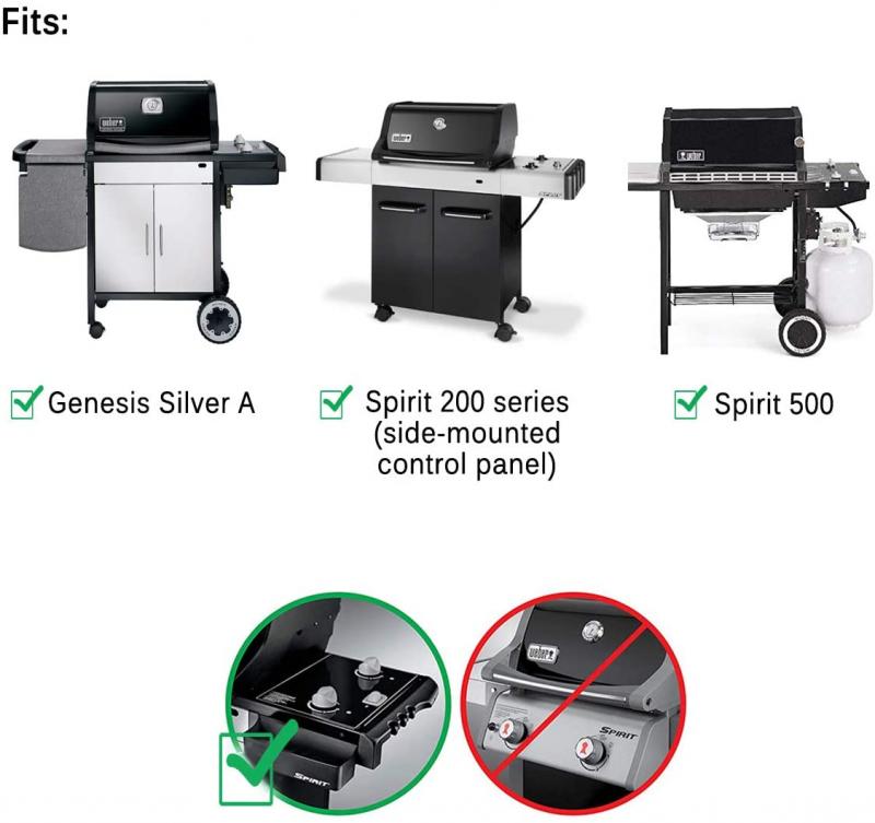 Weber Ricambio Barre Flavorizer Inox Genesis Silver A / Spirit 2007-2012 - Centro Internazionale del Barbecue