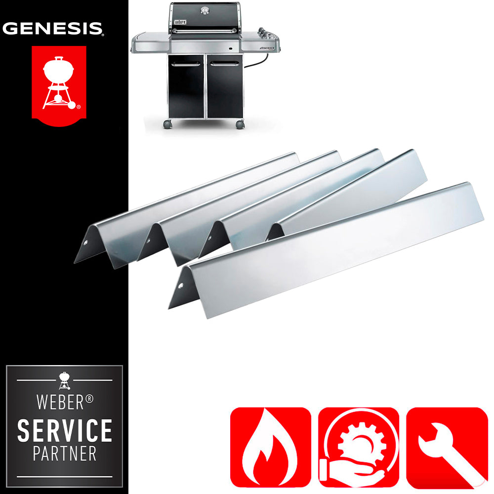 Weber Ricambio Barre Flavorizer Inox Genesis - Centro Internazionale del Barbecue