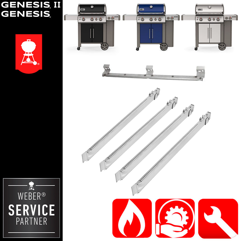 Weber Ricambio Bruciatori Gas ( Lotto di 4 ) + Crosover