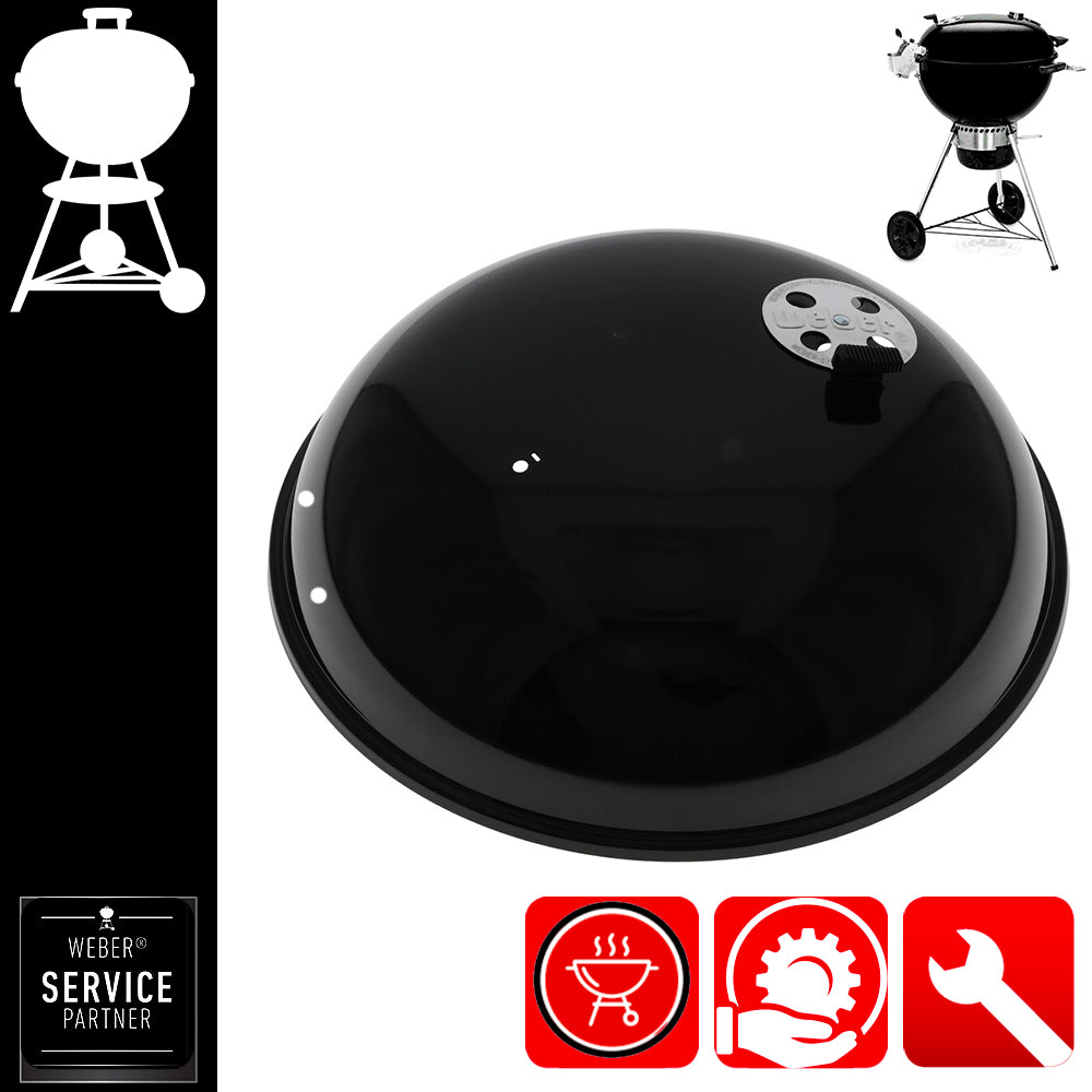 Weber Coperchio Master Touch Premium x Cerniera nero Cm.57 - Centro Internazionale del Barbecue