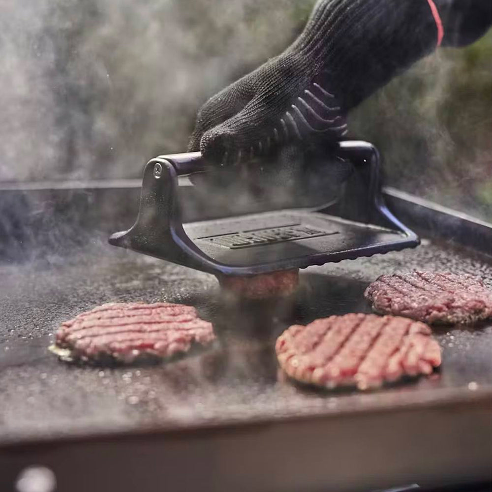 Weber Pressa in Ghisa per Hambutrger per Piastra - Centro Internazionale del Barbecue