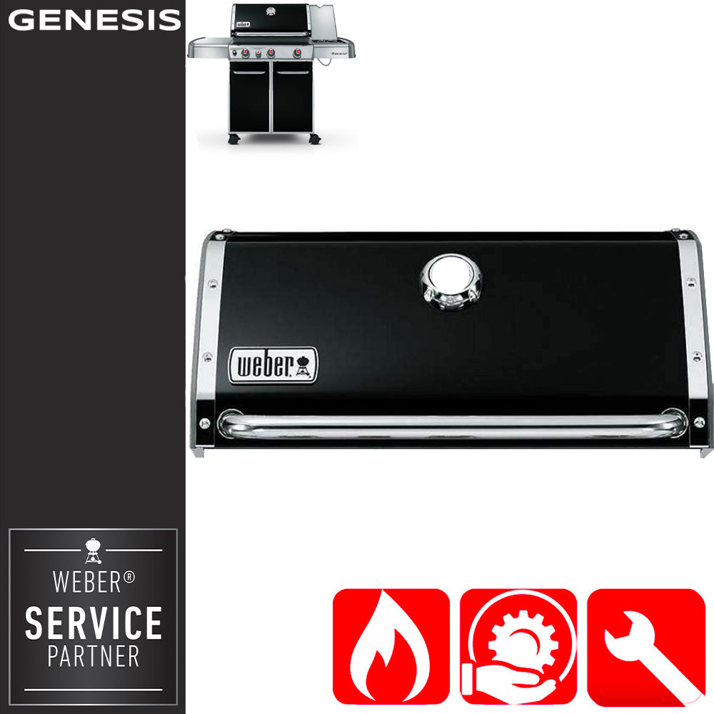 Weber Ricambio Coperchio Genesis Serie 300 Black - Centro Internazionale del Barbecue