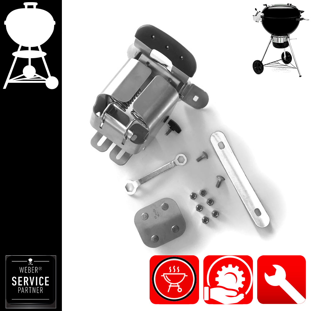 Weber Ricambio Kit Cerniera Master Touch nero Cm.5 - Centro Internazionale del Barbecue