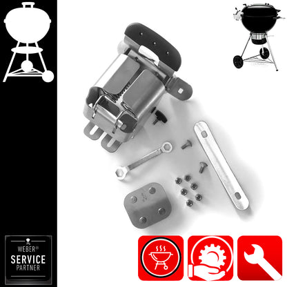 Weber Ricambio Kit Cerniera Master Touch nero Cm.5 - Centro Internazionale del Barbecue