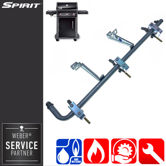 Weber Spirit 320 Ricambio collettore gas Metano - Centro Internazionale del Barbecue