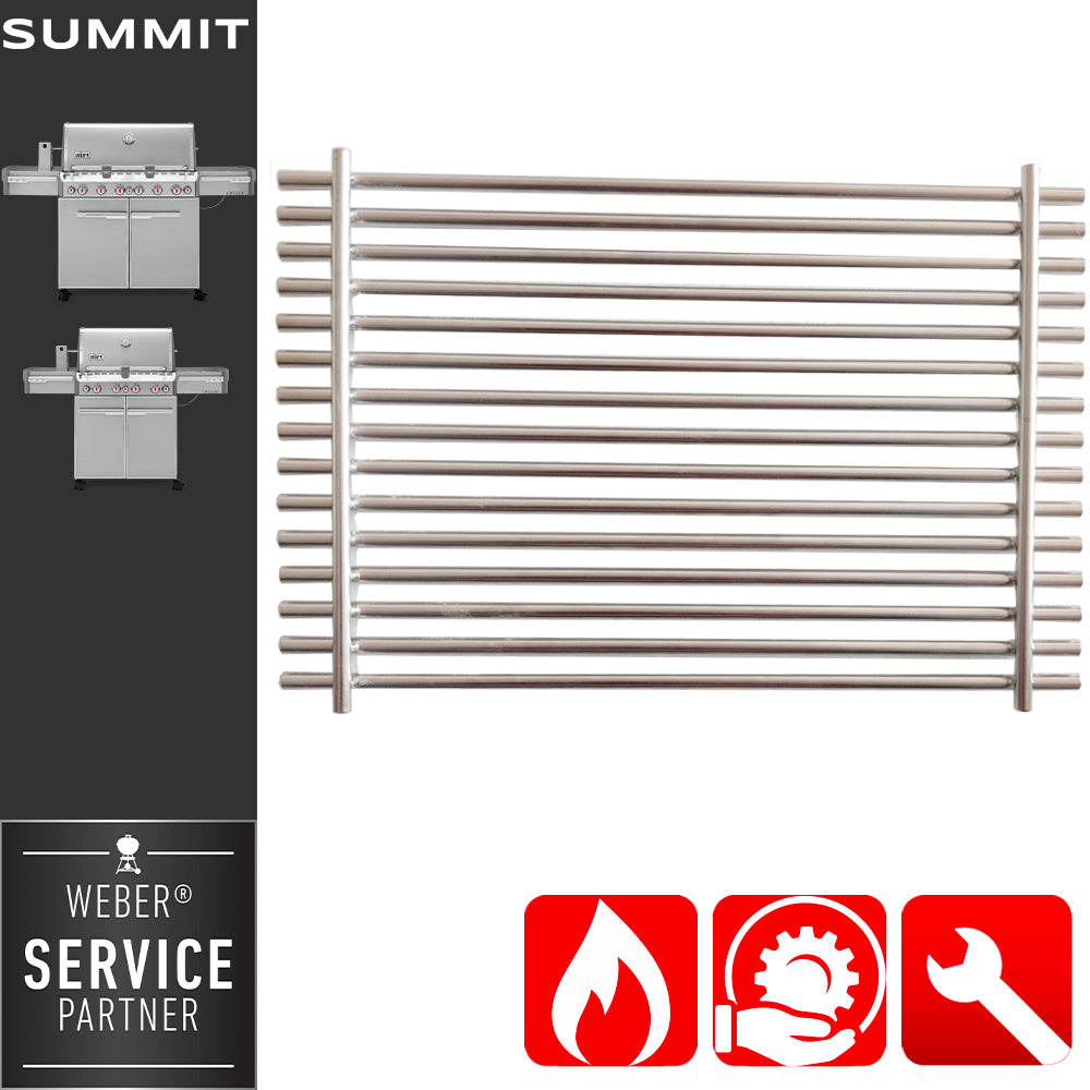 Weber Ricambio Griglia in Acciaio Inox Grande per Summit - Centro Internazionale del Barbecue