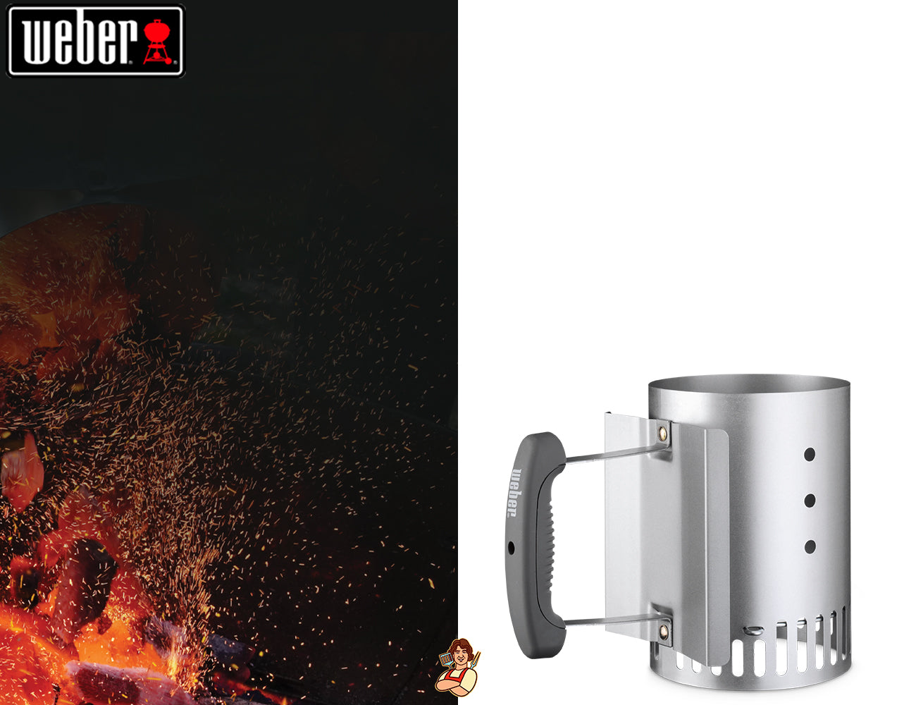 Weber Mini Ciminiera di Accensione - Centro Internazionale del Barbecue