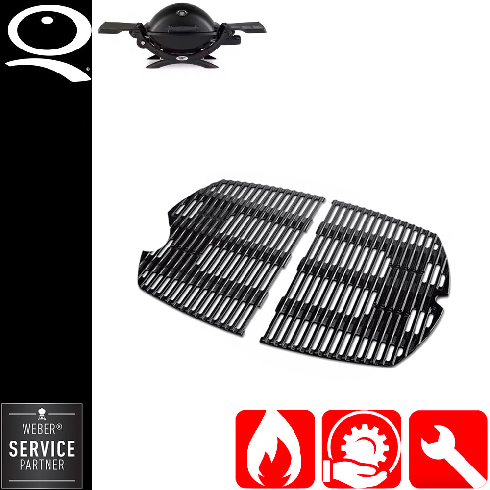 Weber Set di 2 Griglie di cottura per Barbecue Weber® Q serie 100 e 1000
