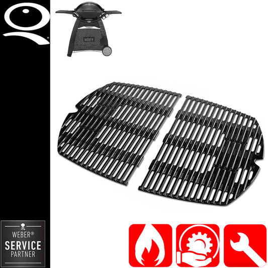 Weber Set di 2 Griglie di cottura per Barbecue Weber® Q serie 300 e 3000