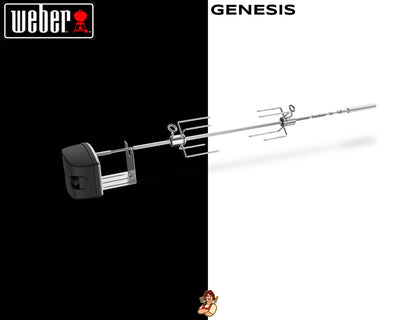 Weber Girarrosto per Genesis 2 e 3 Bruciatori - Centro Internazionale del Barbecue