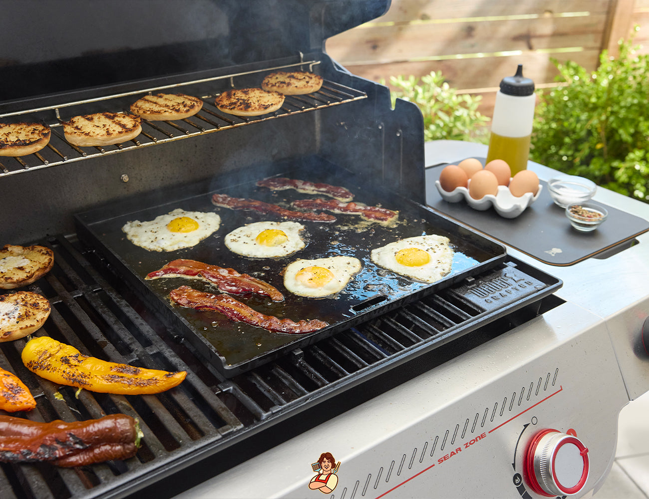 Weber Crafted - Piastra in Ghisa Grande - Centro Internazionale del Barbecue
