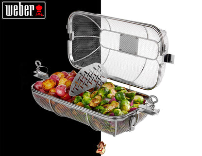 Weber Accessorio Cesto per Girarrosti - Centro Internazionale del Barbecue