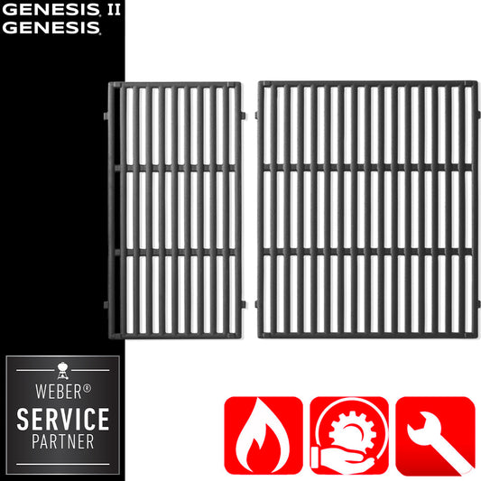 Weber Griglia Cottura in Ghisa per Genesis 3 Bruciatori - Centro Internazionale del Barbecue