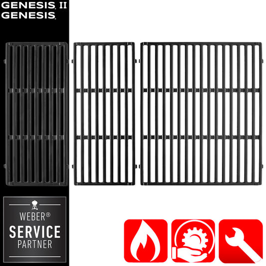 Weber Griglia di cottura in Ghisa per Genesis 4 Bruciatori - Centro Internazionale del Barbecue
