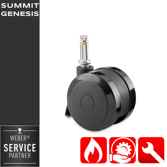 Weber Ricambio Ruote S/freno per Summit e Genesis - Centro Internazionale del Barbecue