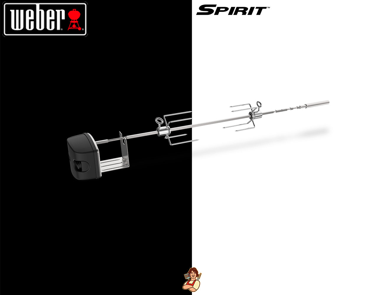Weber Girarrosto per Spirit - Centro Internazionale del Barbecue
