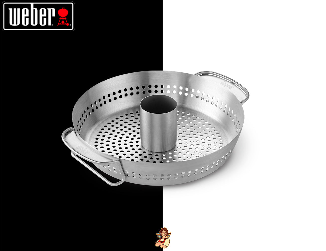 Weber Gourmet BBQ System Supporto Pollo - Centro Internazionale del Barbecue