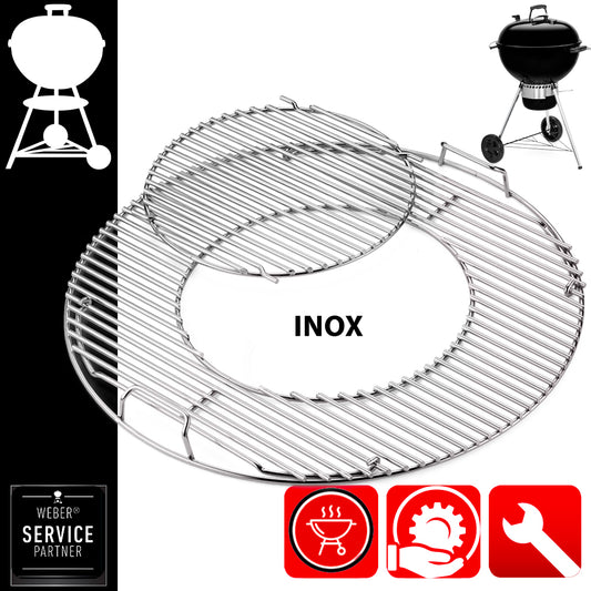 Weber Ricambio Griglia Gourmet INOX per Barbecue a Carbone 57 - Centro Internazionale del Barbecue