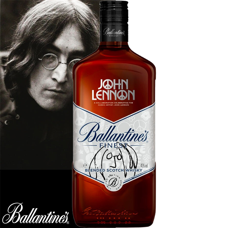 Ballantine's FINEST Blended Scotch Whisky Limited Edition John Lennon 40% Vol.1l - Centro Internazionale del Barbecue