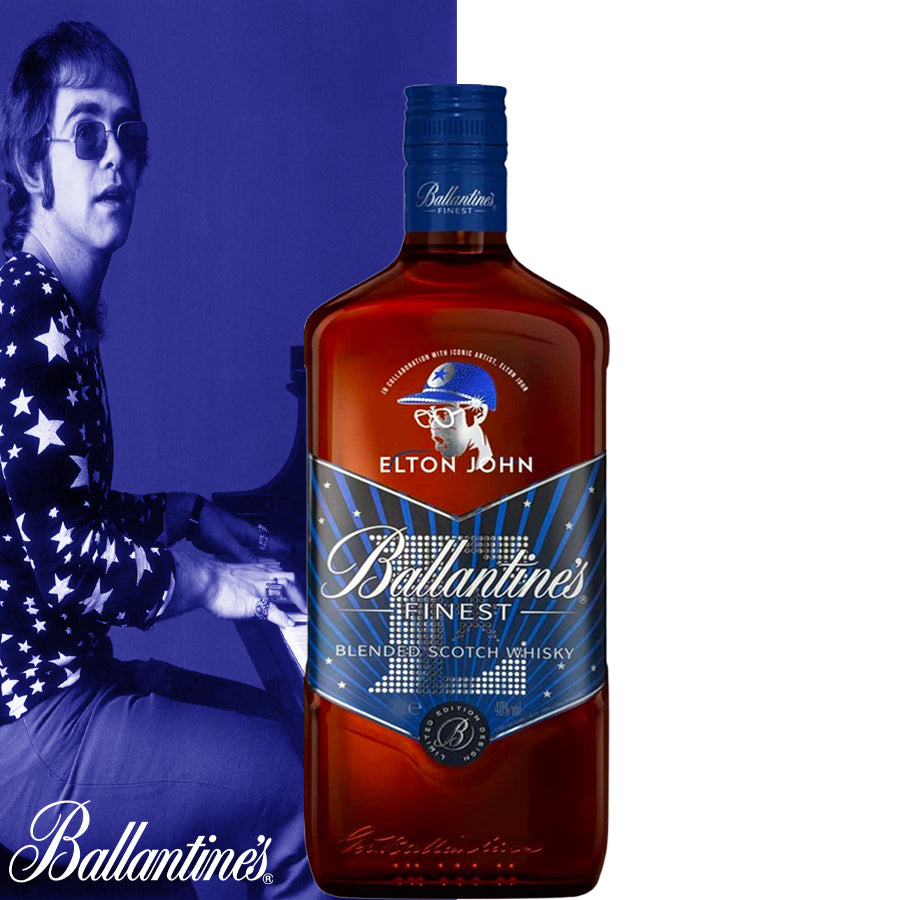 Ballantine's FINEST Blended Scotch Whisky Limited Edition Elton John 40% Vol. 0,7l - Centro Internazionale del Barbecue
