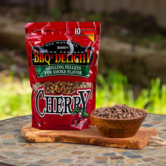 BBQr's Delights Pellets Cherry All 100% Natural 450 Gr. - Centro Internazionale del Barbecue