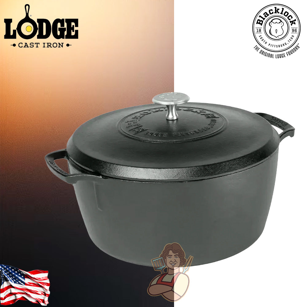 Lodge Pentola in Ghisa Pentola Blacklock 5,2 lt - Centro Internazionale del Barbecue