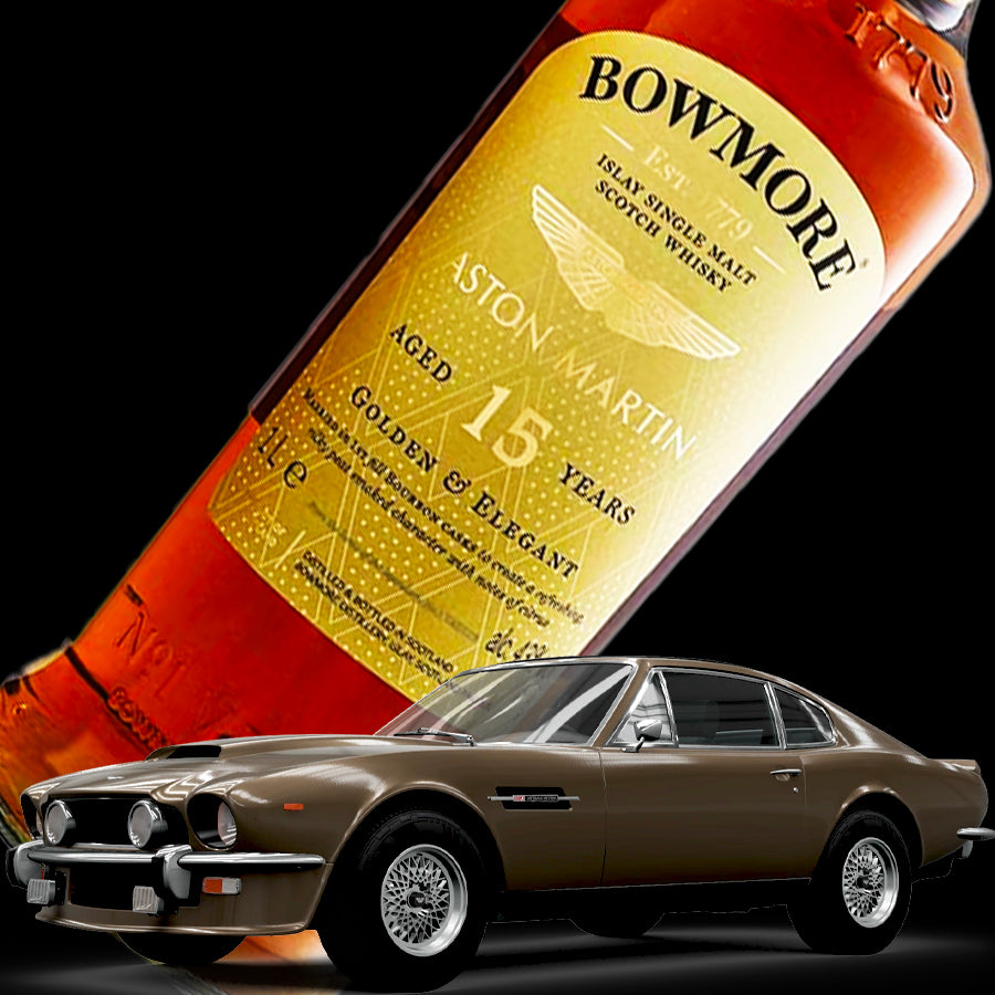 Bowmore Whiskey GTR Collection 2022 No.4 - 10 Years Old Aston Martin GP TT2 ( 1922 ) 100cl - Centro Internazionale del Barbecue