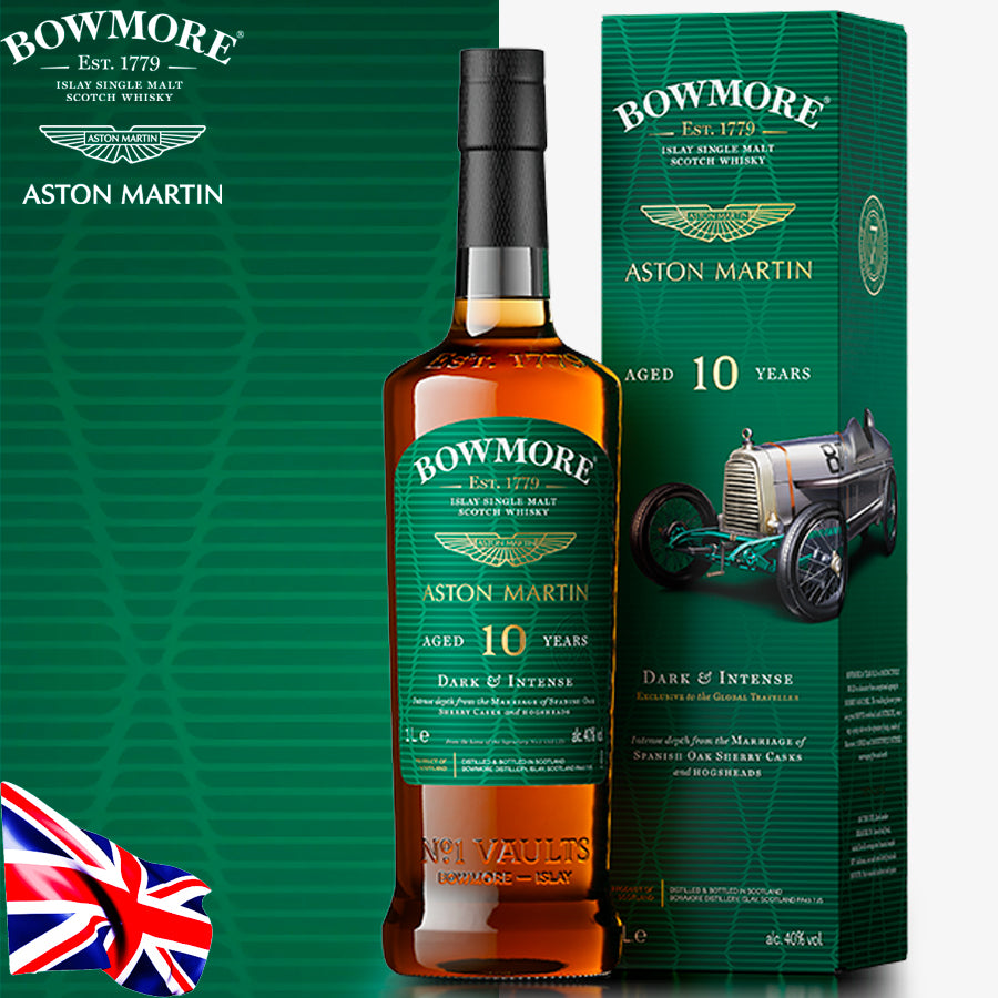 Bowmore Whiskey GTR Collection 2023 No.7 - 10 Years Old Aston Martin Razor Blade ( 1923 ) 100cl - Centro Internazionale del Barbecue