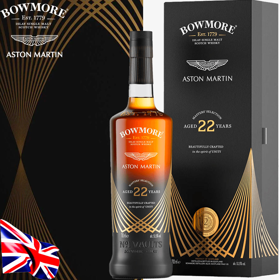Bowmore Whiskey 22 Years No. 2 Vaults - Master's Selection Aston Martin - Centro Internazionale del Barbecue