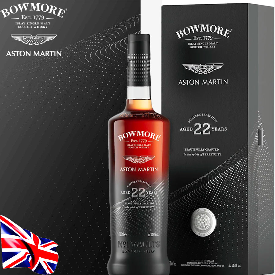 Bowmore Whiskey 22 Years No. 3 Vaults - Master's Selection Aston Martin - Centro Internazionale del Barbecue