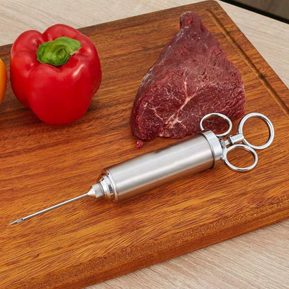 Siringa in acciaio per carni - Centro Internazionale del Barbecue